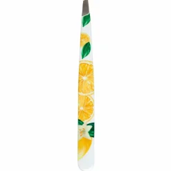Kosmetik Pinzette schräg "Zitrone"