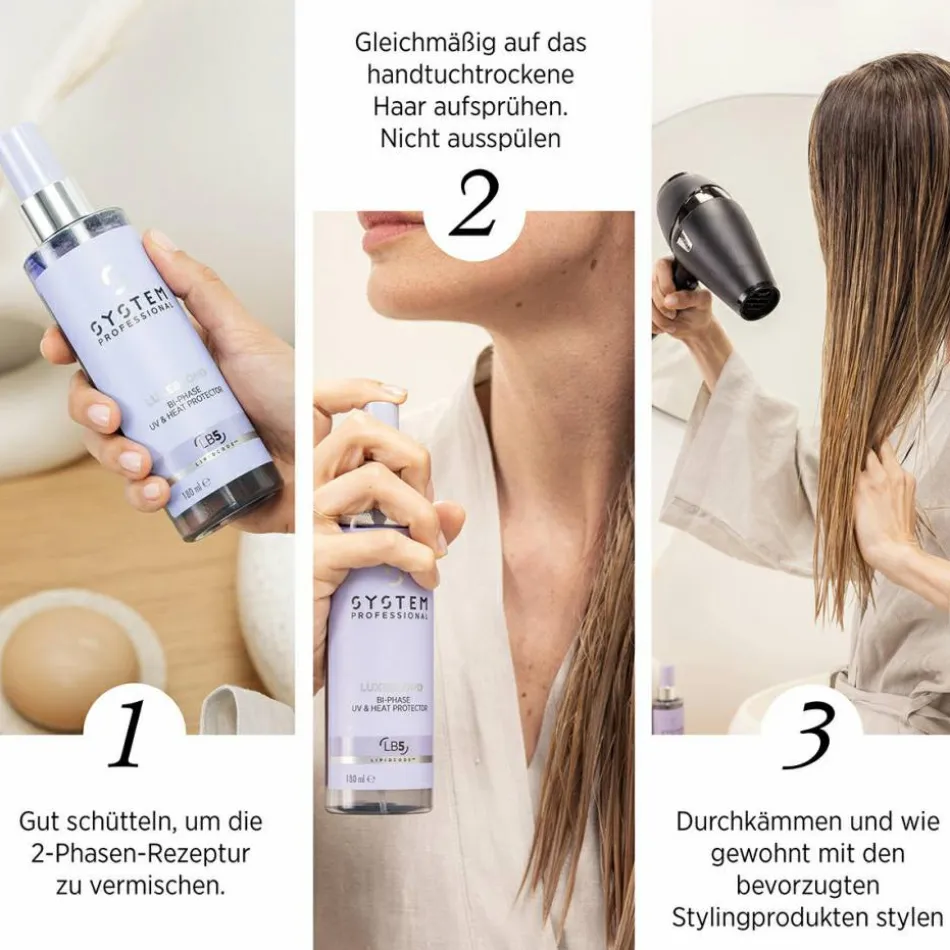 LuxeBlond Bi-Phase UV & Heat Protector 180 ml