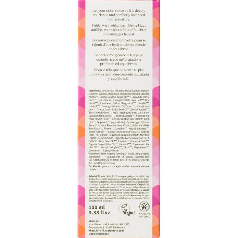 Moisturizing Ayurvedic Hydrating Body Oil Pink Lotus Beauty 100 ml