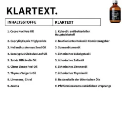 Mundziehöl aus Kokosöl - Pfefferminze 200 ml