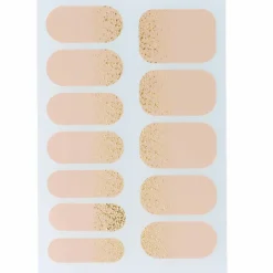 Nagelfolien Nude mit Gold-Sprenkeln - Luxury Nude