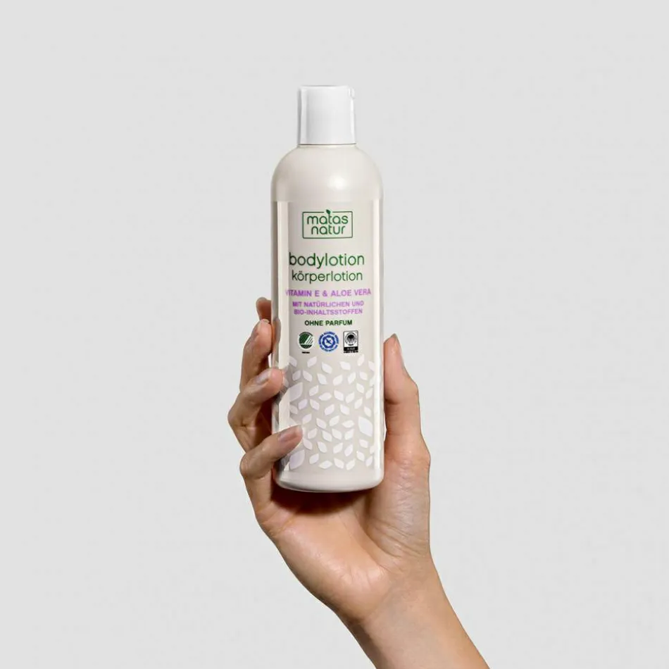 Natur Körperlotion mit Aloe Vera und Vitamin E 400 ml