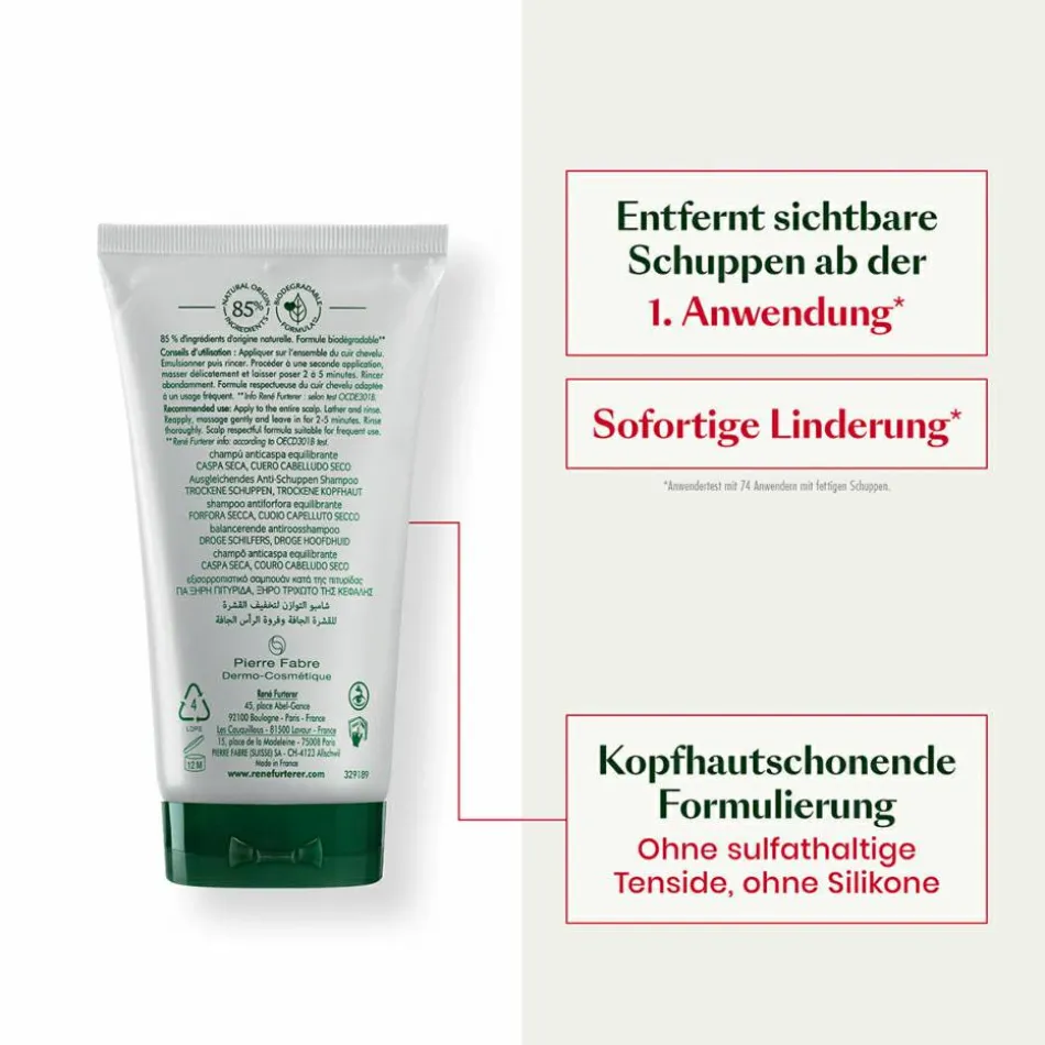 Neopur Ausgleichendes Anti-Schuppen Shampoo für trockene Kopfhaut 150 ml