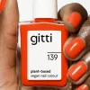 no. 139 Nail Polish Fiery Orange Red 15 ml