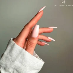 No File - Press-On Fullcover Tips clear – Ballerina - medium 100 Stück