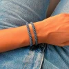 Original Haargummis Blue Jeans 4 Stück