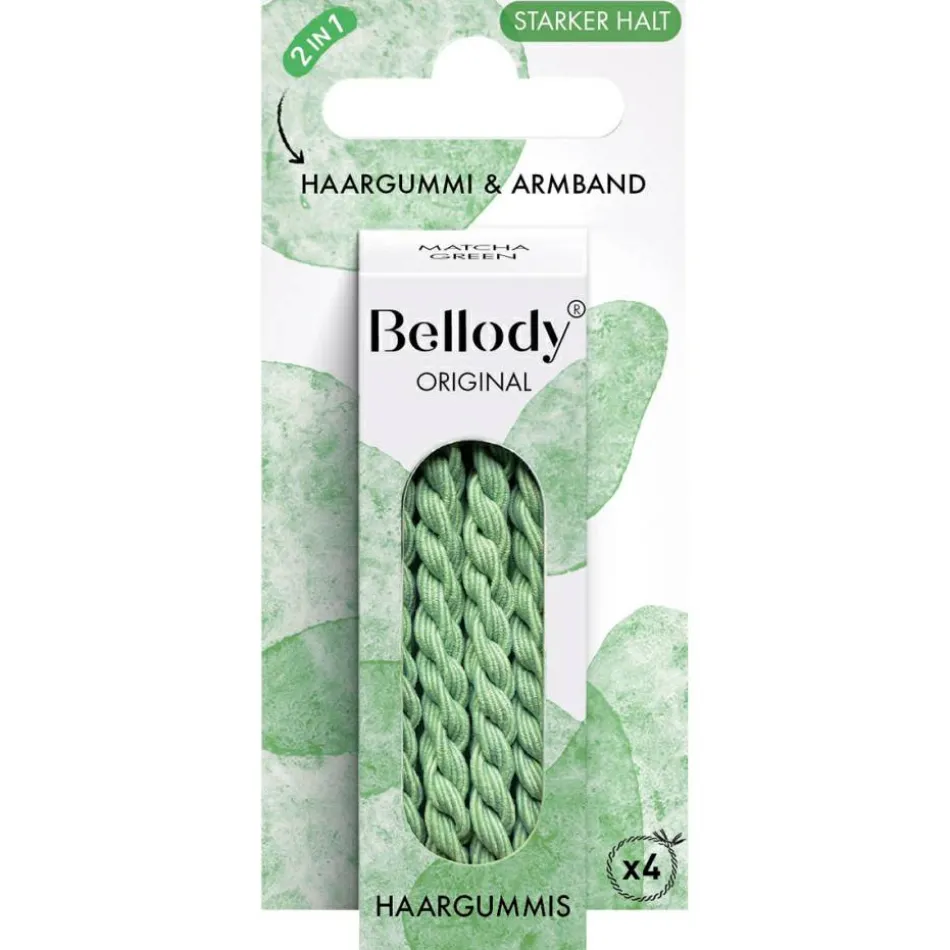 Original Haargummis Matcha Green 4 Stück