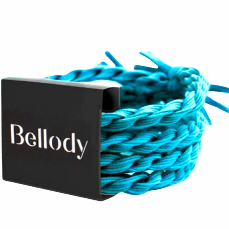 Original Haargummis 4 Stück Mykonos Blue