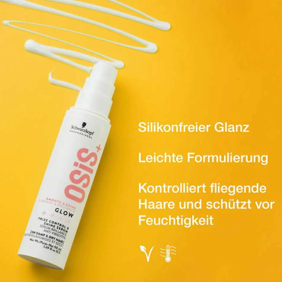 OSIS+ Smooth & Shine Glow Frizz Control & Shine Serum 50 ml