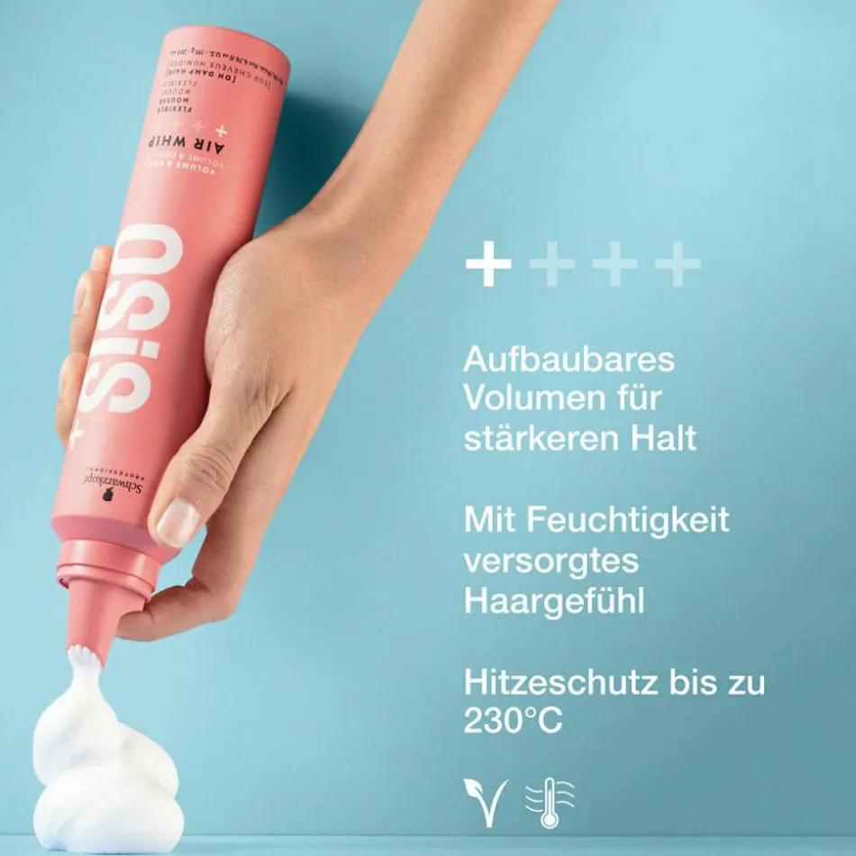OSIS+ Volume & Body Air Whip Flexible Mousse 200 ml