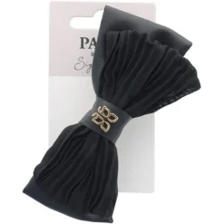 Patentspange mit Schleife Schwarz