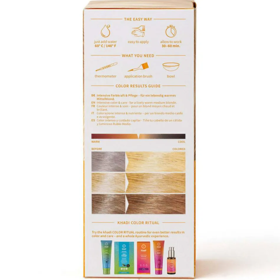 Pflanzenhaarfarbe Mittelblond 100 g
