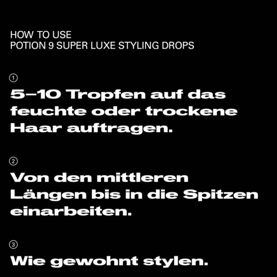 Potion 9 Super Luxe Styling Drops 30 ml