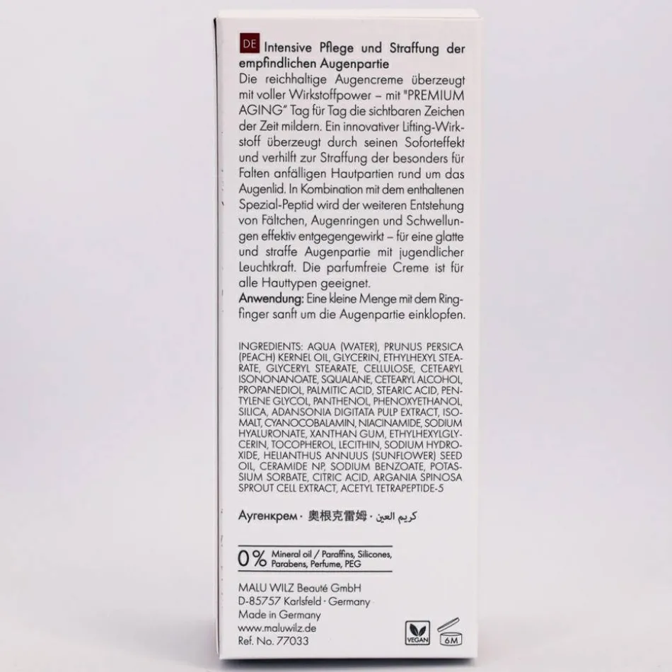 Premium Aging Cell Performance Eye Cream 15 ml