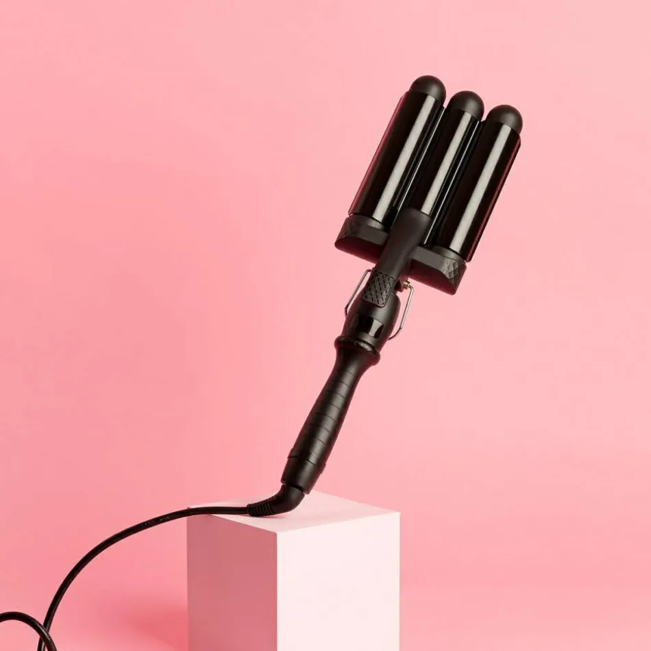 Pro Hair Waver Black 32mm Lockenstab