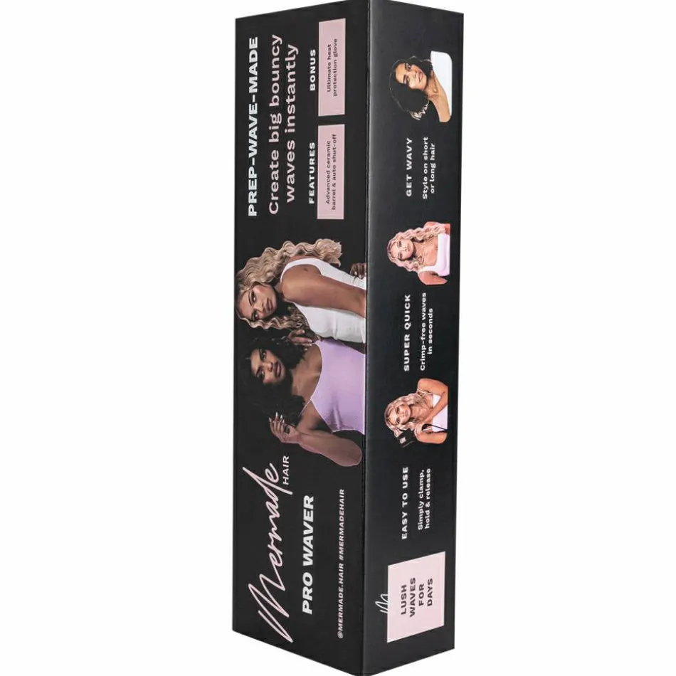 Pro Hair Waver Black 32mm Lockenstab