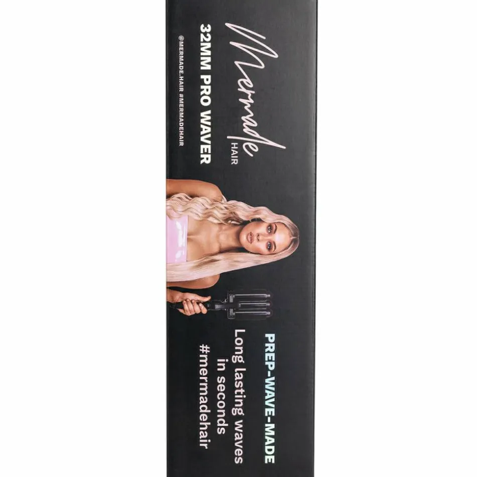 Pro Hair Waver Black 32mm Lockenstab