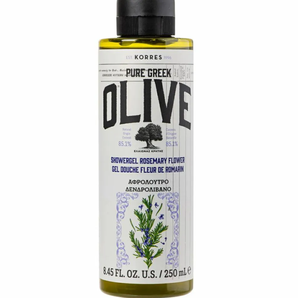 Pure Greek Olive Showergel Rosemary Flower 250 ml