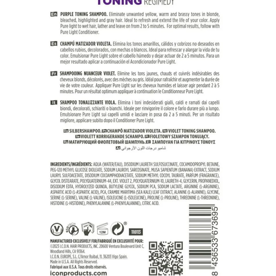 Pure Light Purple Shampoo 250 ml