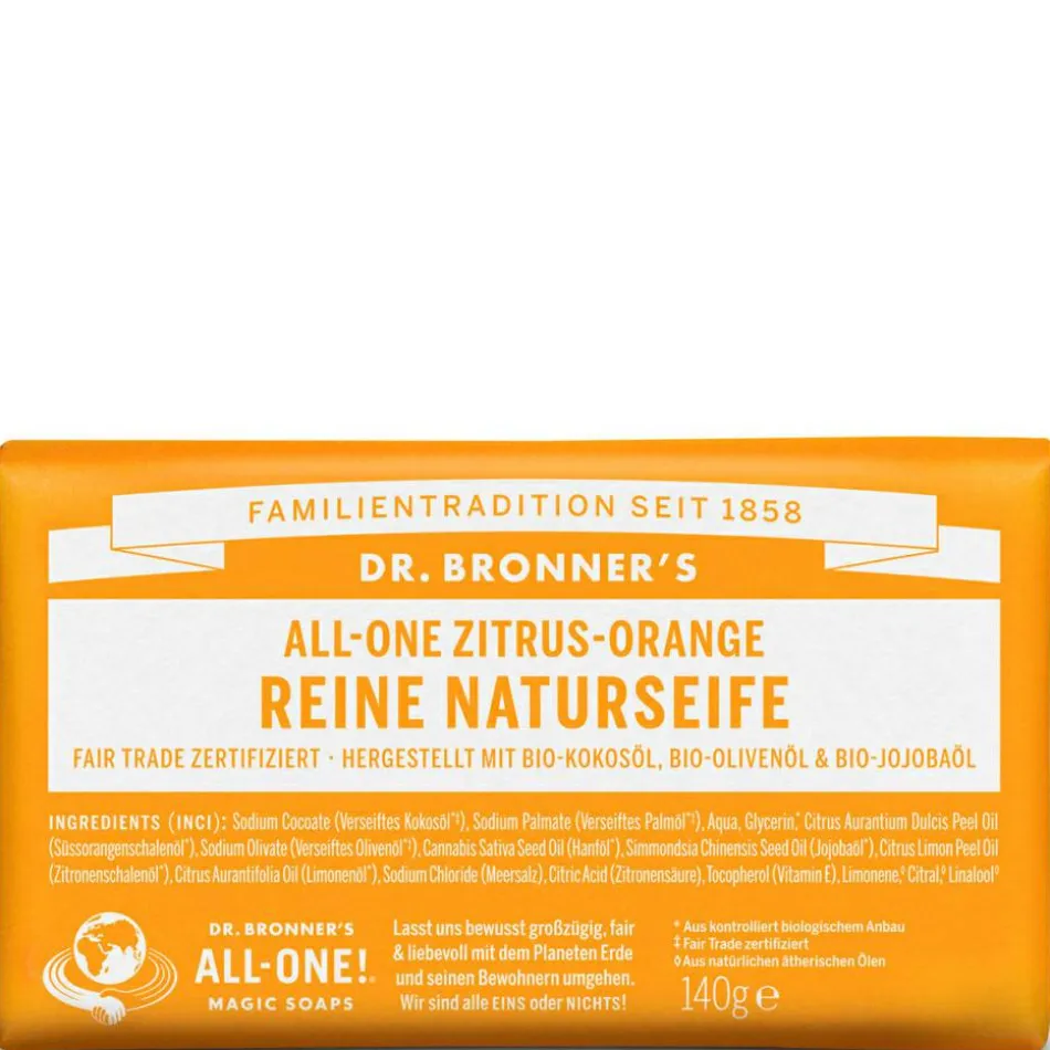 REINE NATURSEIFE Zitrus-Orange 140 g