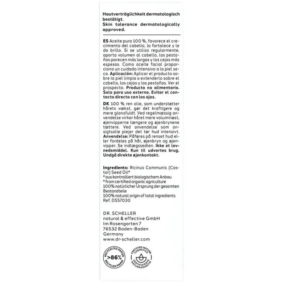 Reines Rizinusöl 30 ml