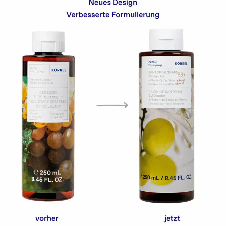 SANTORINI GRAPE Duschgel 250 ml