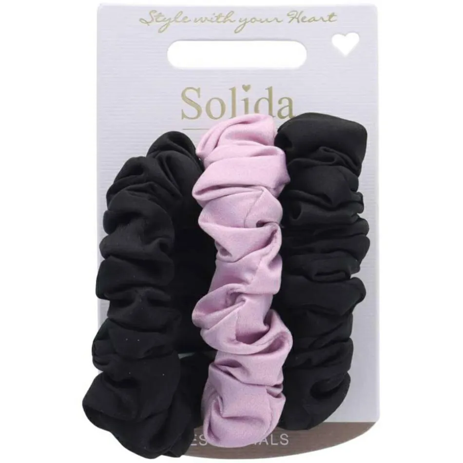 Scrunchie-Set mit Satin-Optik