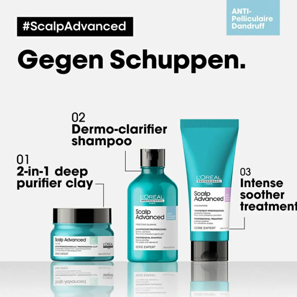 Serie Expert Scalp Advanced Anti-Dandruff Dermo-Clarifier Shampoo
