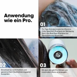 Serie Expert Vitamino Color Spectrum Blue Dyes Neutralizing Shampoo für hellbraunes Haar 300 ml
