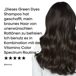 Serie Expert Vitamino Color Spectrum  Green Dyes Neutralizing Shampoo für braunes Haar 300 ml
