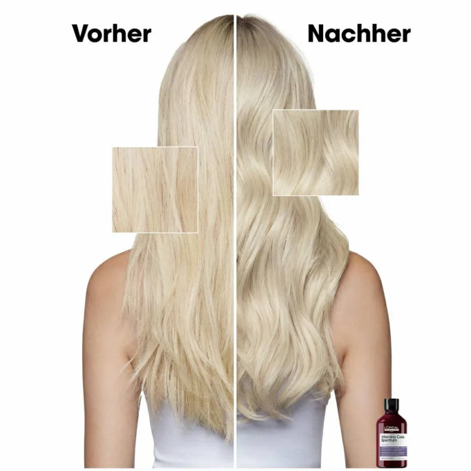 Serie Expert Vitamino Color Spectrum Purple Dyes Neutralizing Shampoo für blondes Haar 300 ml