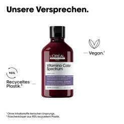 Serie Expert Vitamino Color Spectrum  Purple Dyes Neutralizing Shampoo für blondes Haar 300 ml
