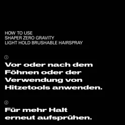 Shaper Zero Gravity Light Hold Hairspray leichter Halt 300 ml
