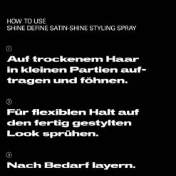 Shine Define Satin-Shine Styling Spray leichter Halt 200 ml