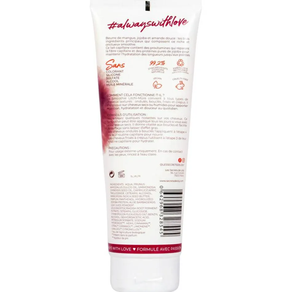 Smoothies Lichi Mure Lait Capillaire 250 ml