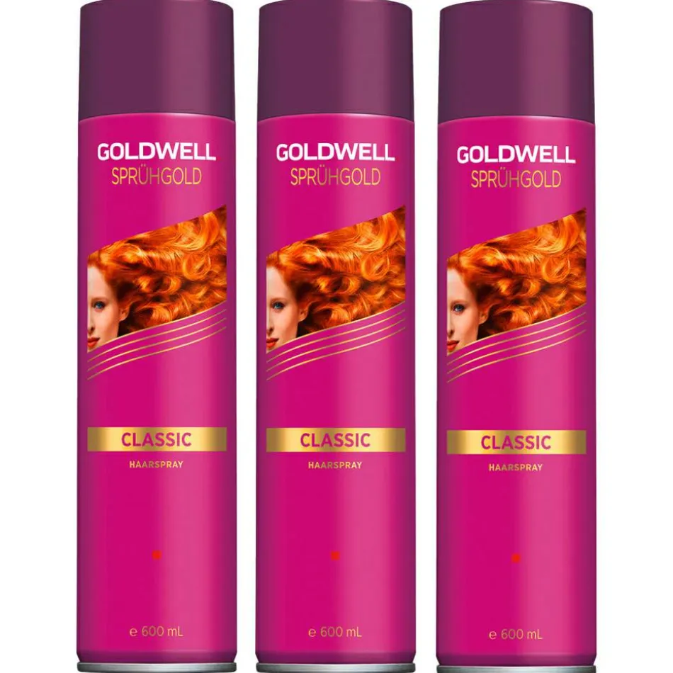 Sprühgold Classic Haarspray 3er Set Maxi 3 x 600 ml
