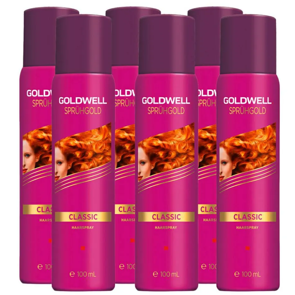 Sprühgold Classic Haarspray 6er Set Mini 6 x 100 ml
