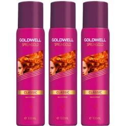 Sprühgold   Classic Haarspray 3er Set Mini 3 x 100 ml