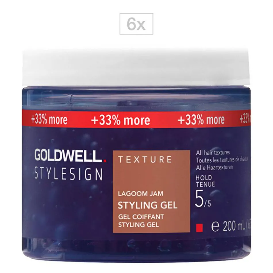 StyleSign Texture Lagoom Jam Styling Gel 6er Set 6 x 200 ml