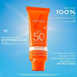 Sun Beauty   Sensitive Skin Mineral Face Cream SPF 50 50 ml