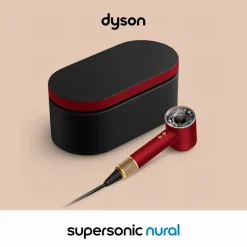Supersonic   Nural Haartrockner Samtrot/Gold