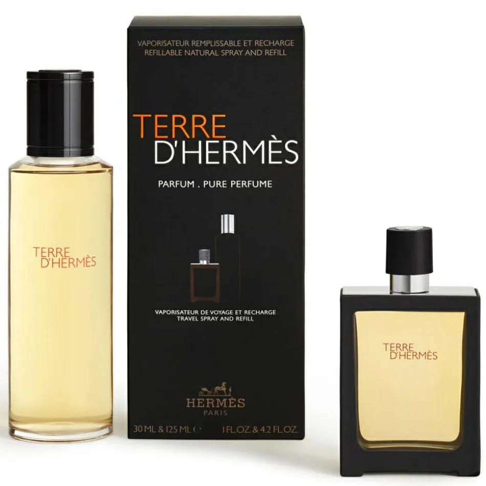 Terre d’Hermès Parfum Travel 30 ml + Refill 125 ml