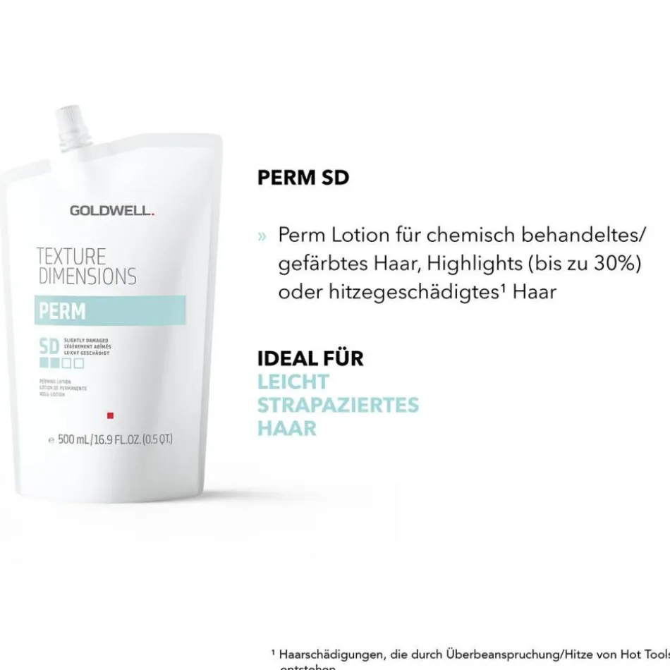 Texture Dimensions PERM SD - Slightly Damaged leicht strapaziertes Haar 500 ml