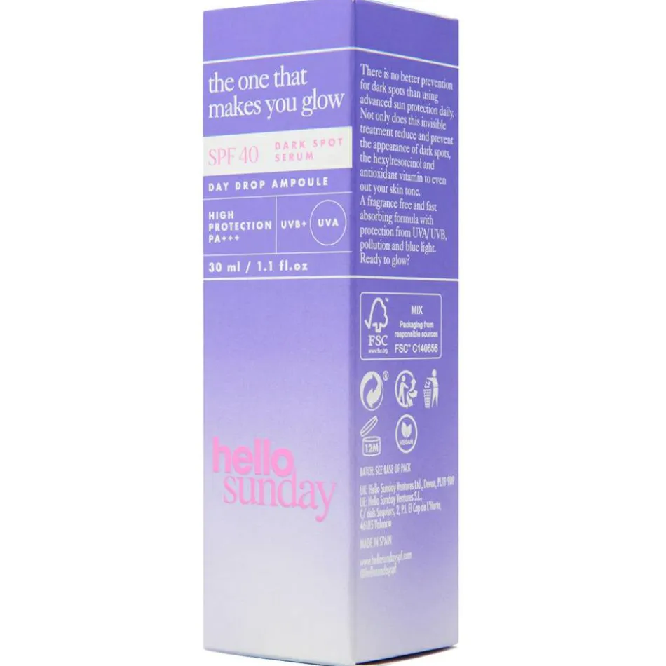 the one that makes you glow Dark spot oil serum SPF 40 30 ml