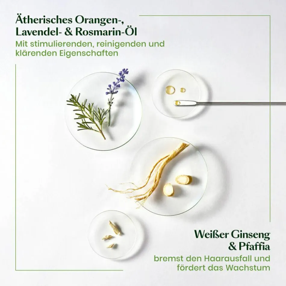 Triphasic Shampoo bei Haarausfall