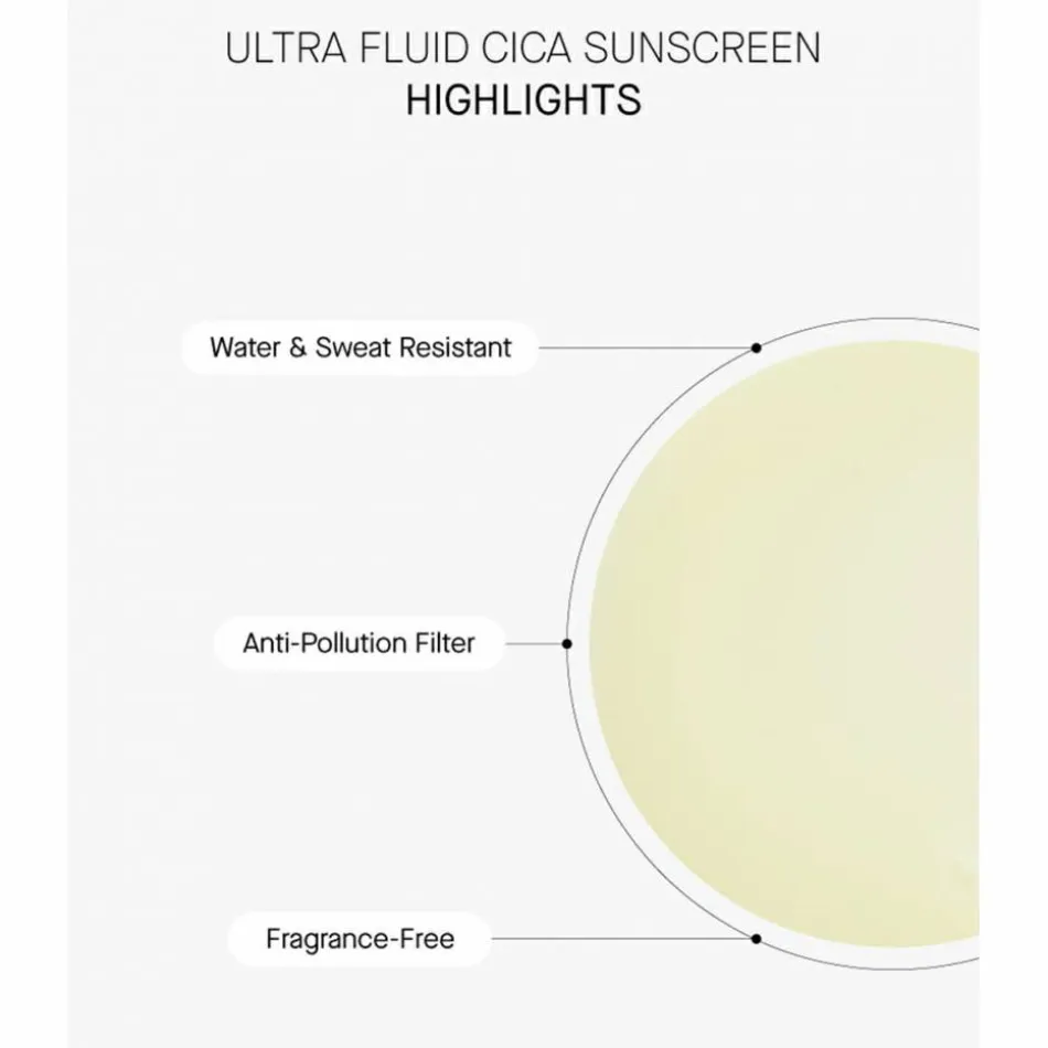 Ultra Fluid Cica Sunscreen SPF 50 PA++++ 100 ml