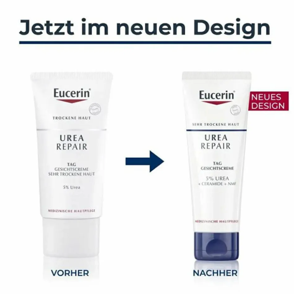 UREA REPAIR Tag Gesichtscreme 5 % 50 ml