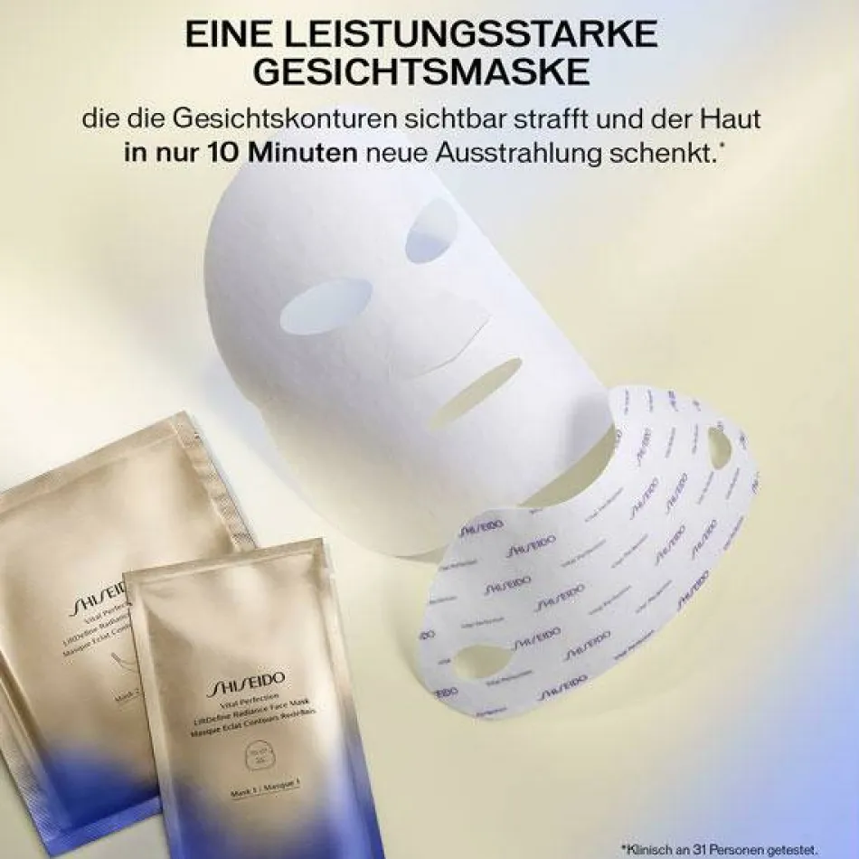 Vital Perfection LiftDefine Radiance Face Mask 6 Stück