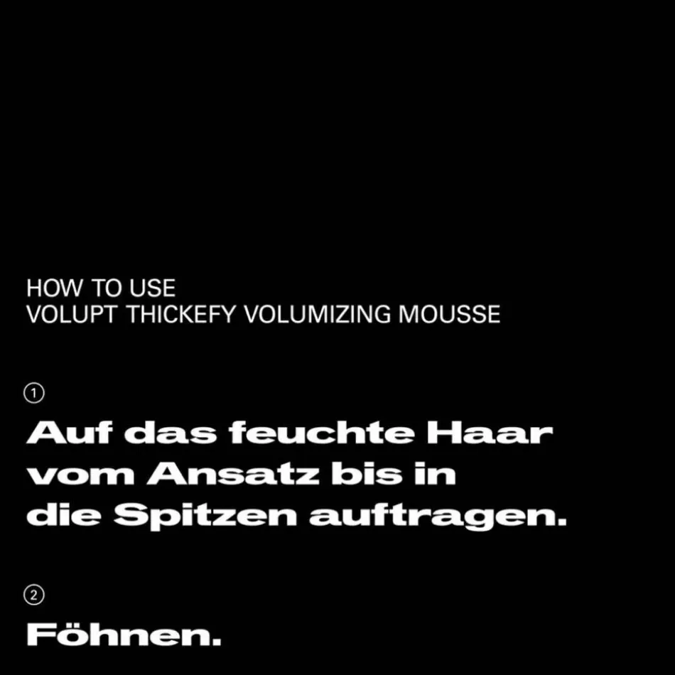 Volupt Thickify Volumizing Mousse 190 ml