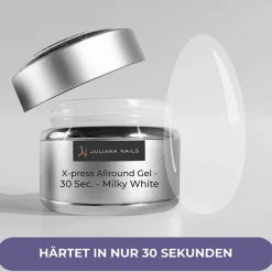 X-press Allround Gel - 30 Sec. - Milky White 15 g